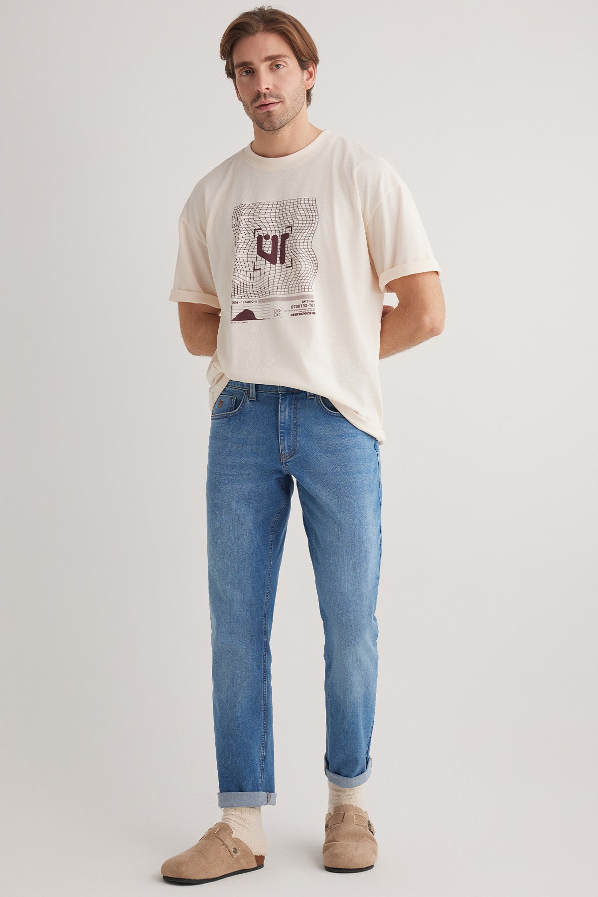 Felix 146 Normal Bel Mavi Erkek Regular Jeans
