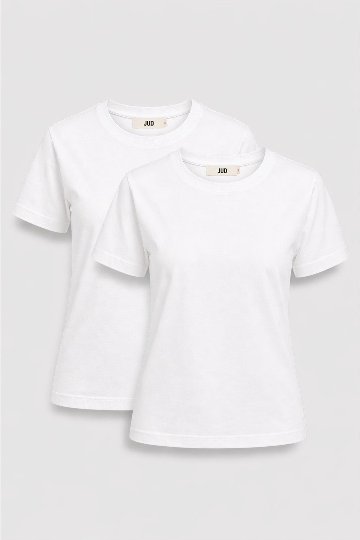Victoria 80001-1 Regular Fit 2'li Kadın Basic T-Shirt