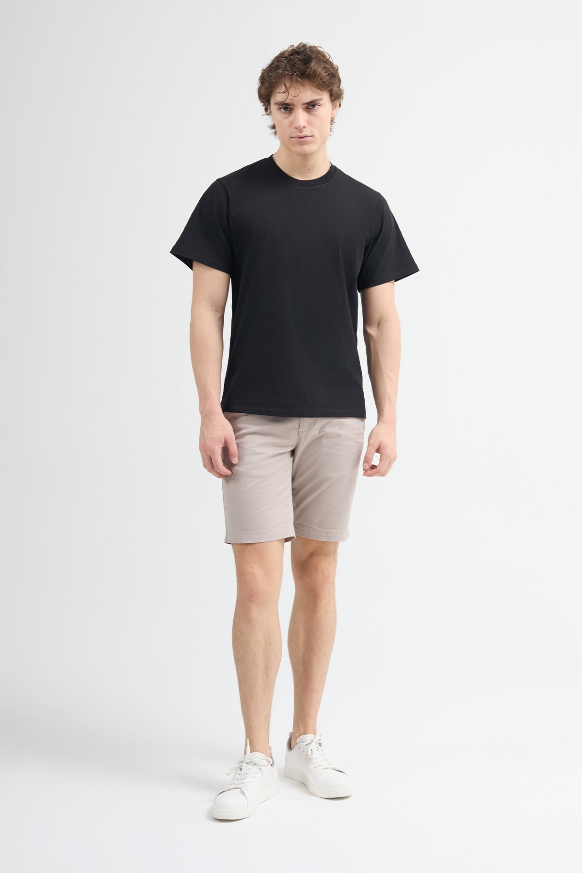 Eduardo 84004 Regular Fit Baskılı Siyah Erkek Basic T-Shirt