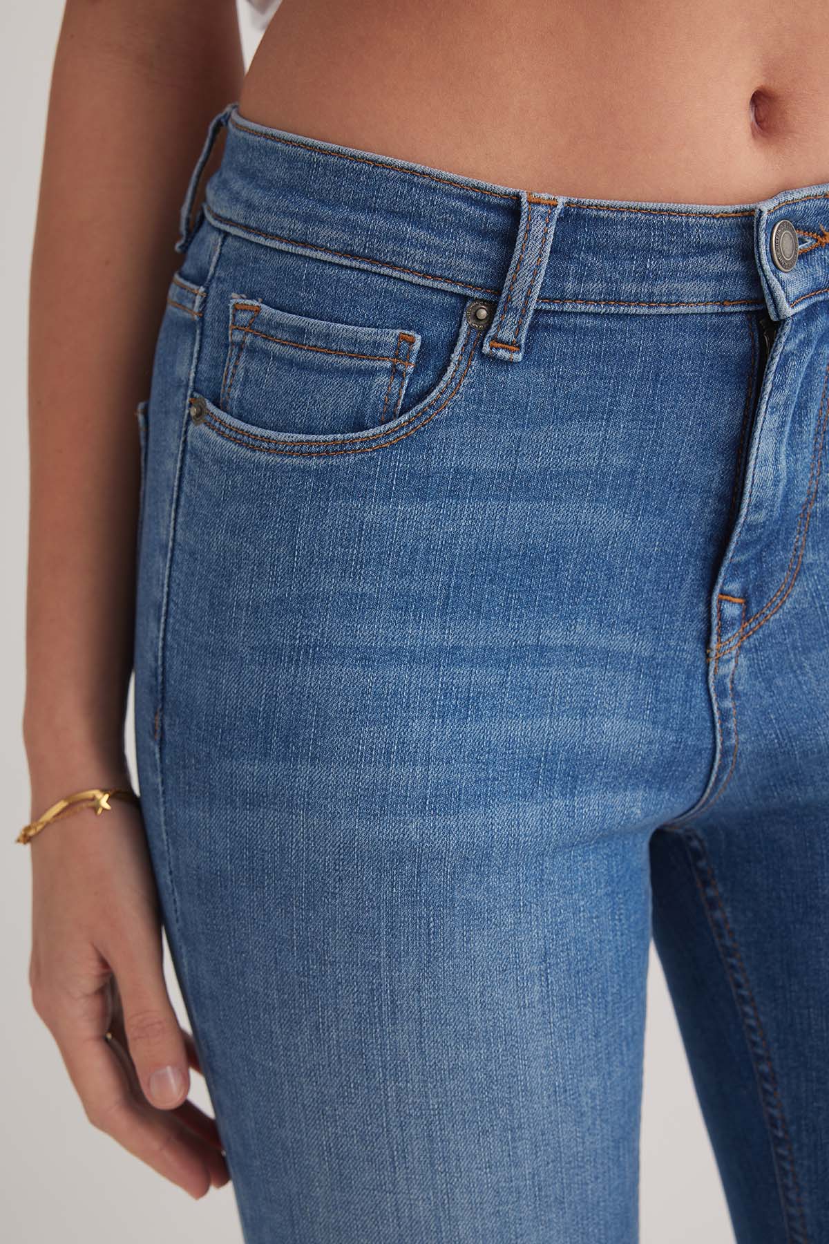 Miranda 156 Normal Bel Mavi Kadın Skinny Jeans