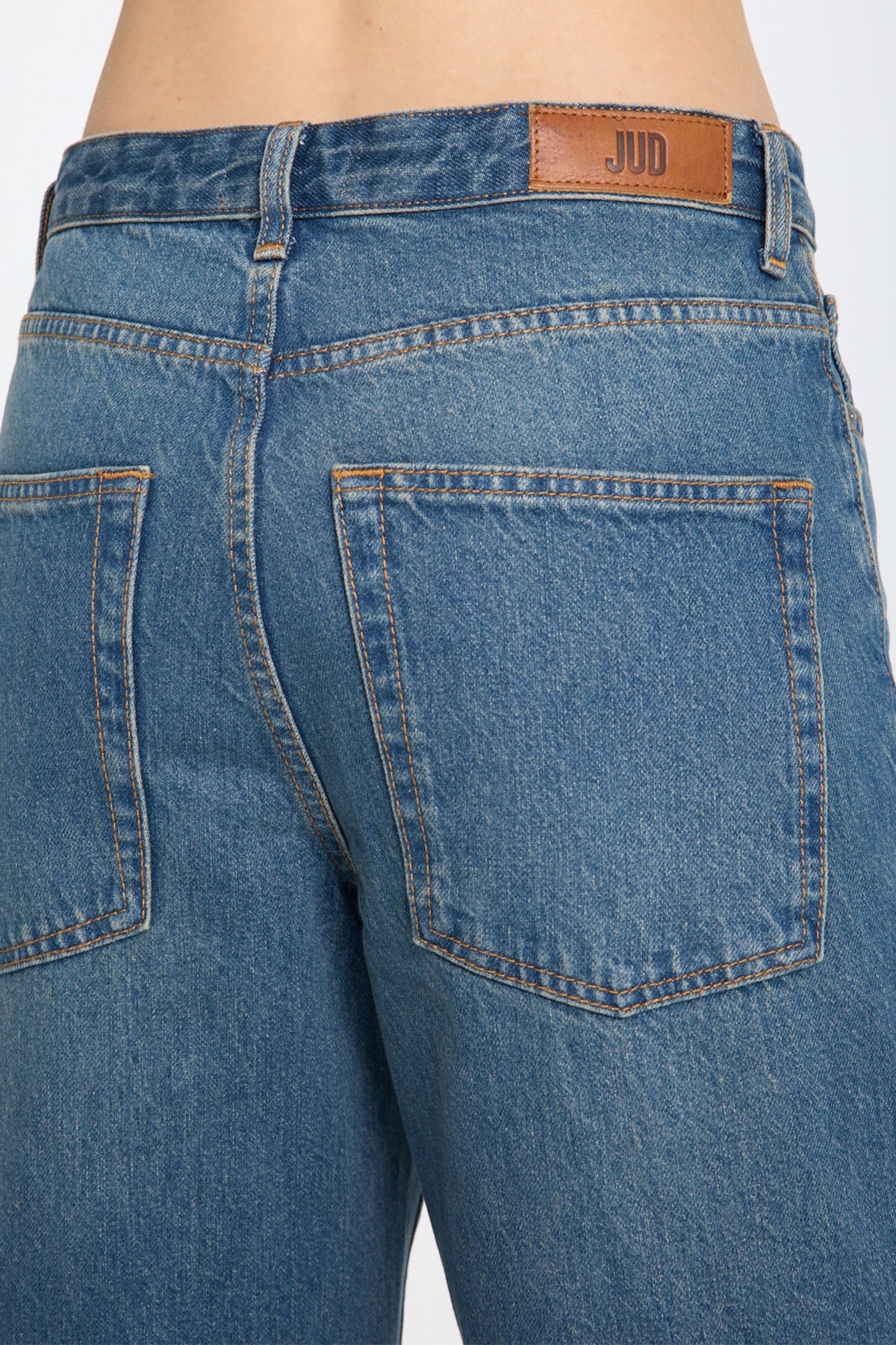 Debra 348 Normal Bel Tint Mavi Baggy Kadın Jeans