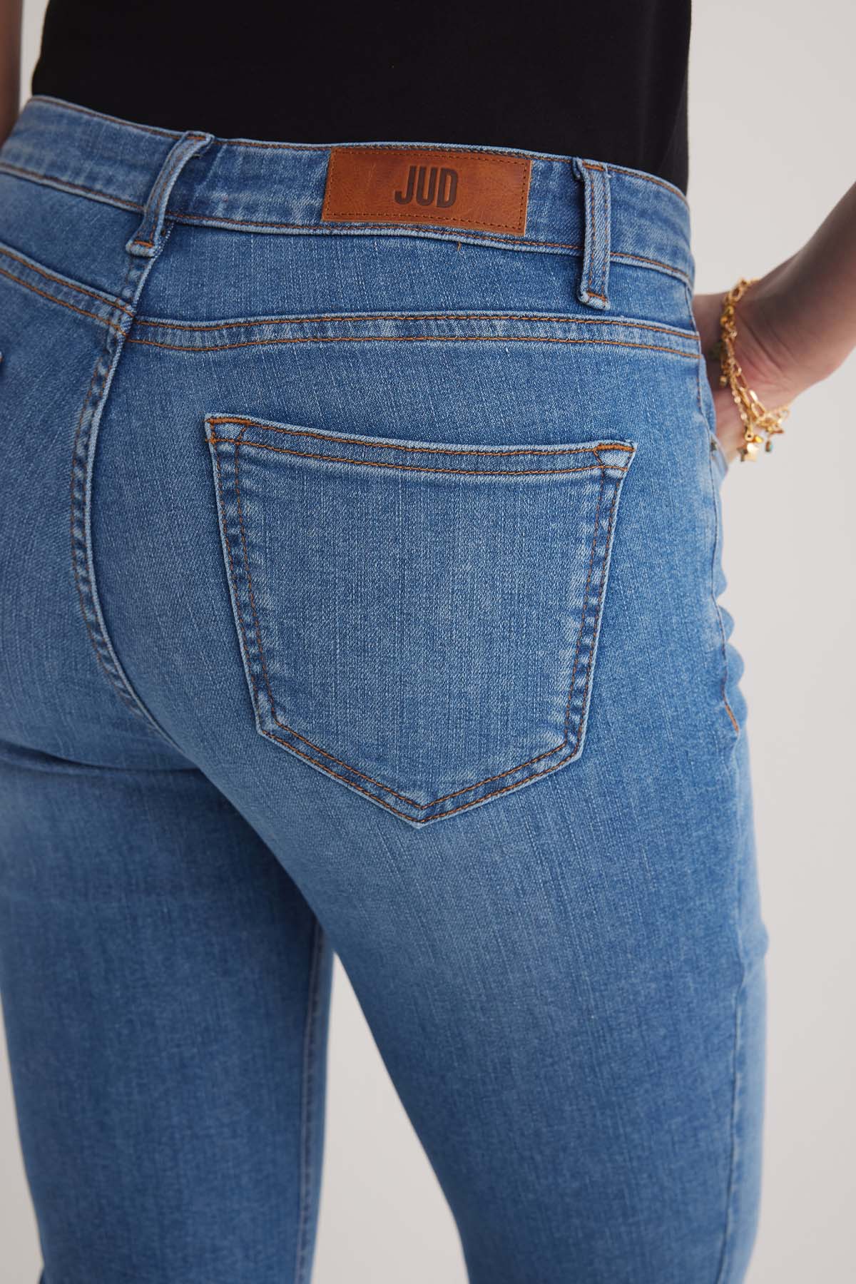 Julia 156 Normal Bel Larcivet Kadın Crop Flare Jeans