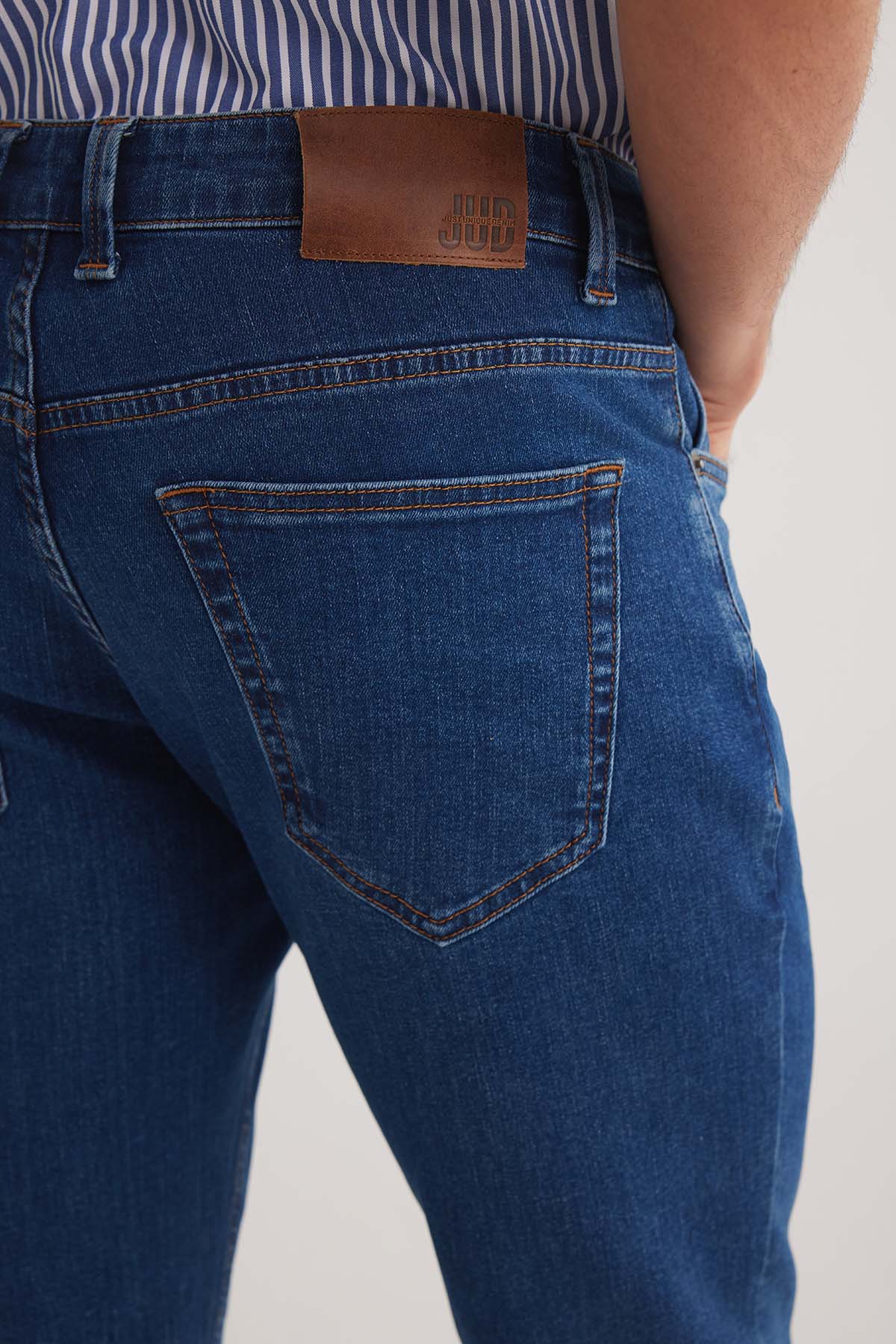 Felix 100 Normal Bel Koyu Mavi Erkek Regular Jeans