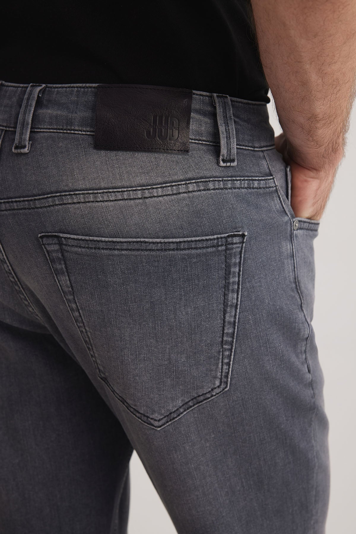 Felix 196 Normal Bel Gri Erkek Regular Jeans