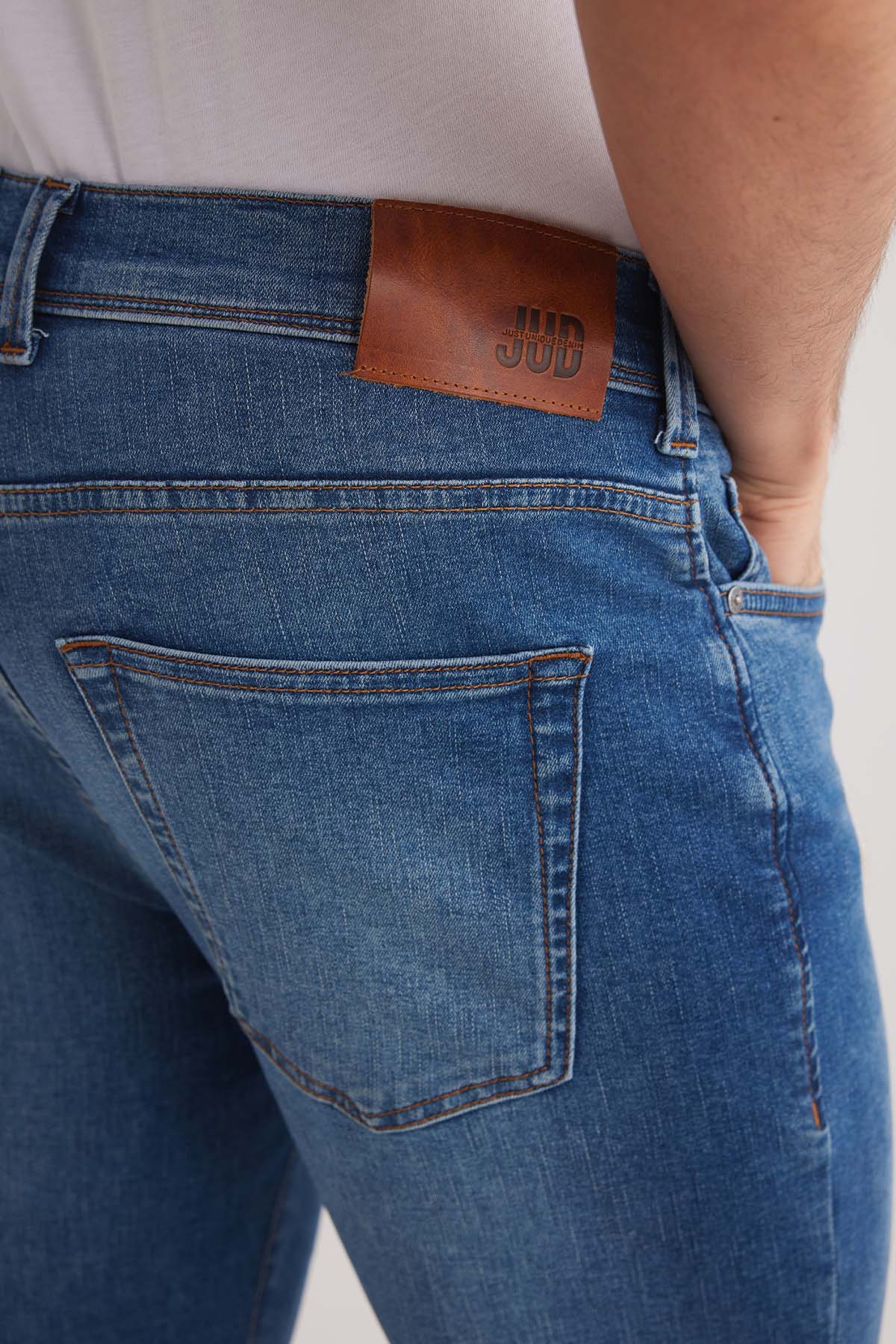 Jack 126 Normal Bel Mavi Erkek Skinny Jeans