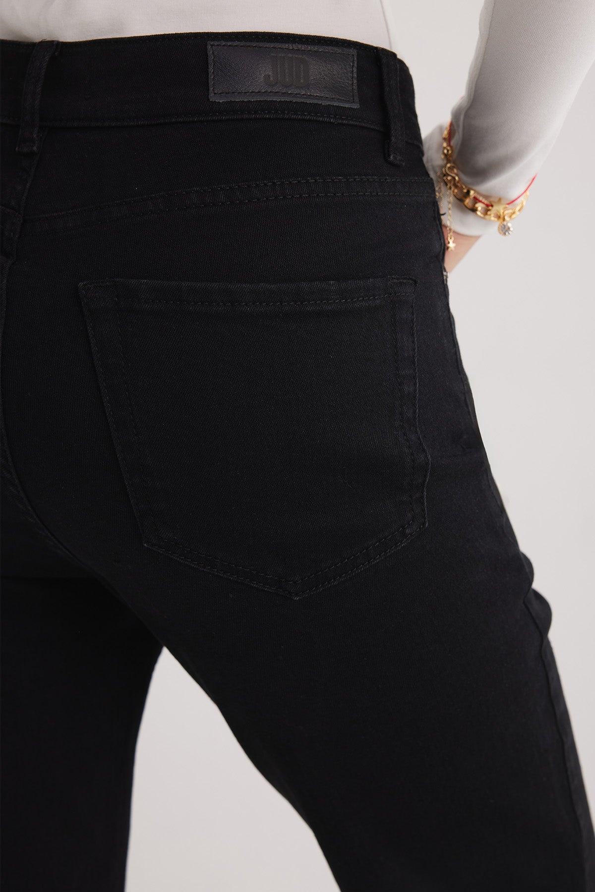 Milan 96 Yüksek Bel Siyah Kadın İspanyol Flare Bootcut Jeans