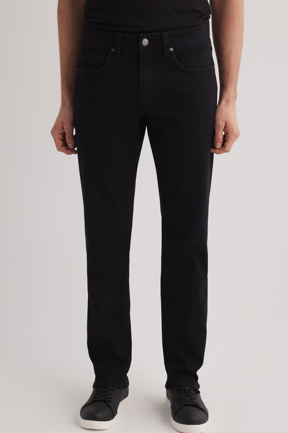 Felix 96 Normal Bel Siyah Erkek Regular Jeans