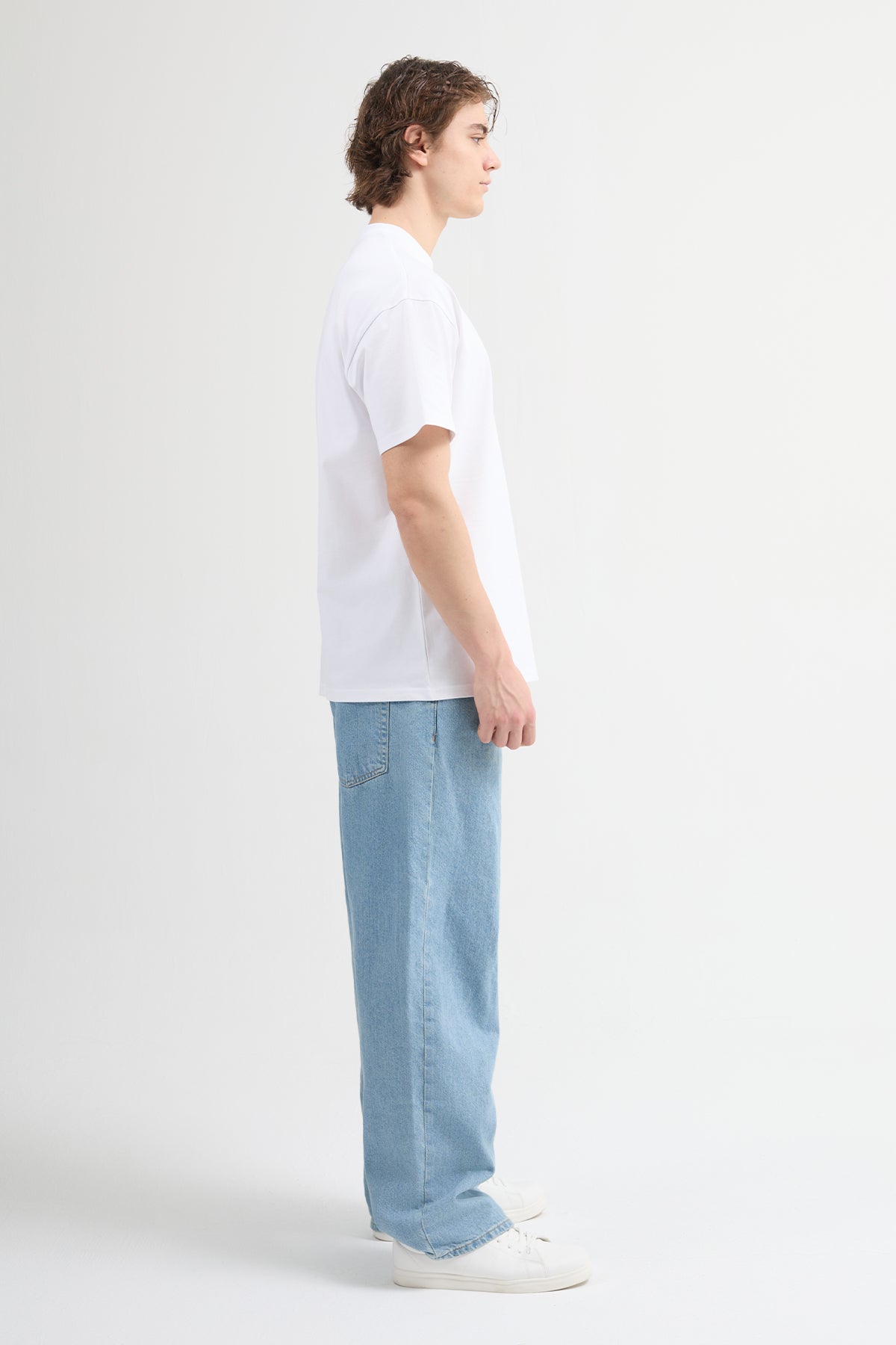 Ricardo 84002-1 Oversize 2'li Erkek Basic T-Shirt