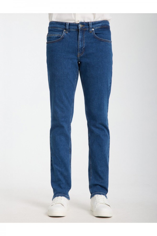 JUD Alex 100 NORMAL BEL MAVİ TAPARED SLIM JEANS ERKEK 