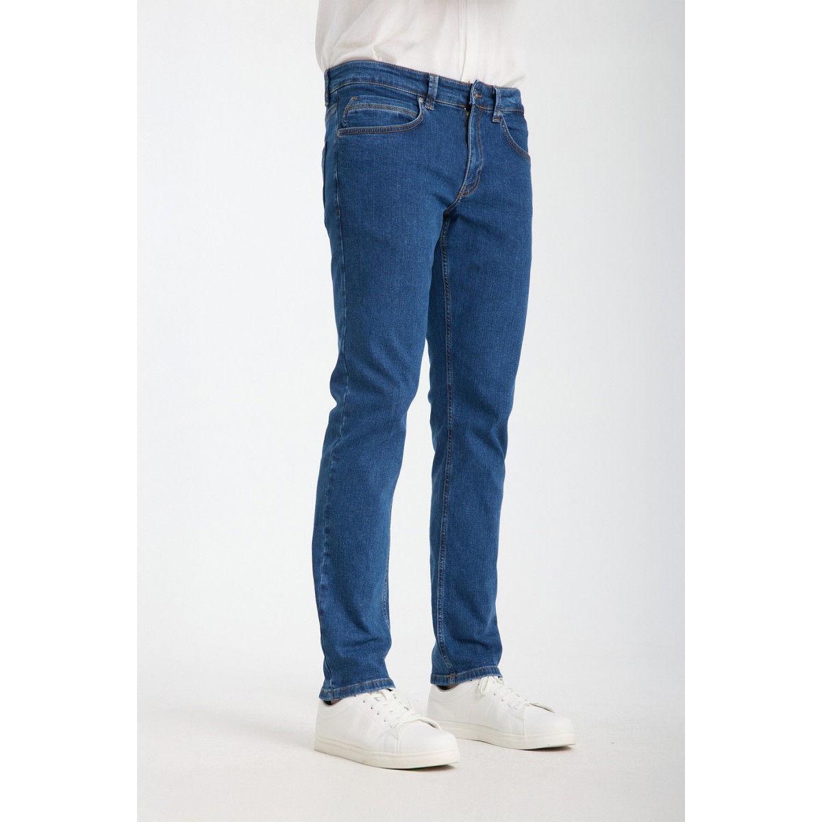 JUD Alex 100 NORMAL BEL MAVİ TAPARED SLIM JEANS ERKEK 