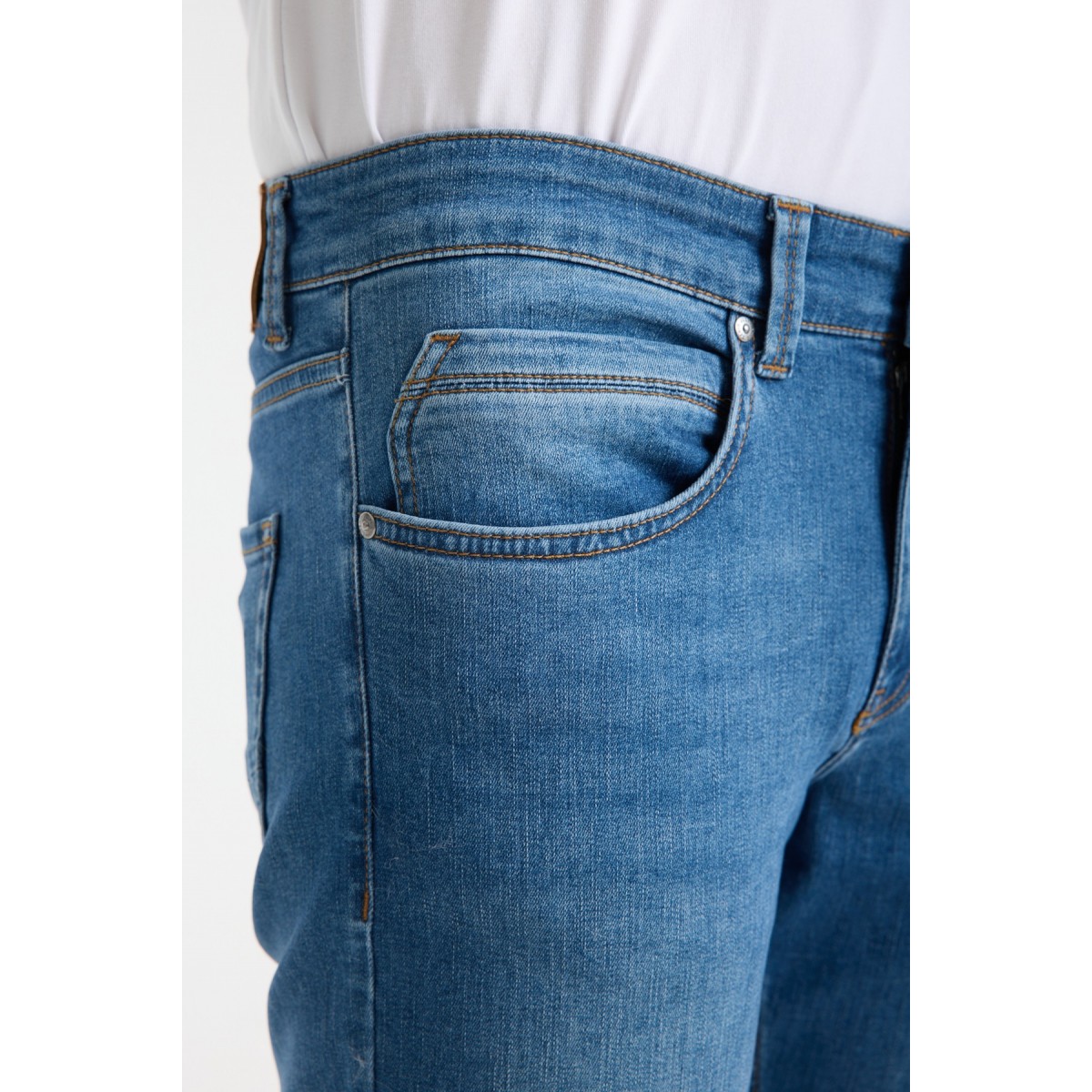 JUD Alex 126 NORMAL BEL MAVİ TAPARED SLIM JEANS ERKEK 